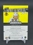 2023 UPPER DECK CREDENTIALS - YELLOW - DEBUT TICKET ACCESS AUTO - L. PHILP - #DTAA-LP - #'D/125 - AUTOGRAPH - RC