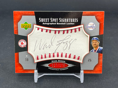 2005 UPPER DECK SWEET SPOT - SIGNATURES - W. BOGGS - #SS-WB - #'D/175 - AUTOGRAPH