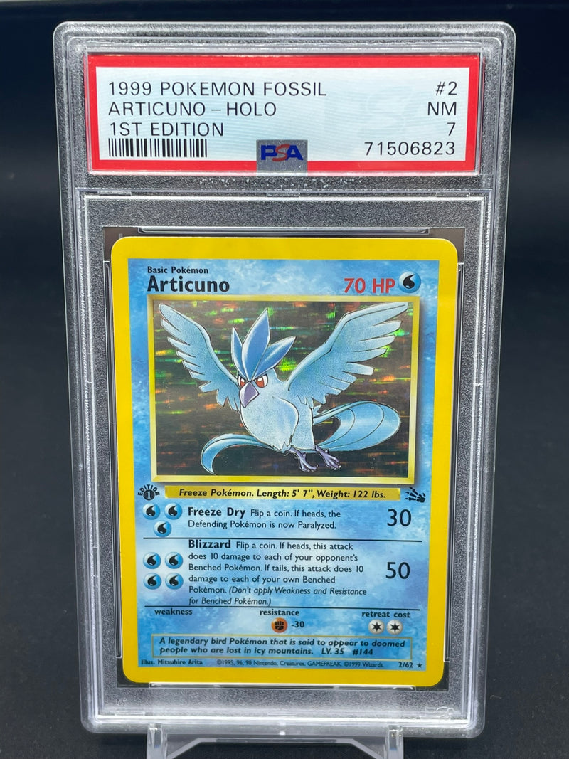 POKEMON - FOSSIL 1ST EDITION - ARTICUNO - HOLO -