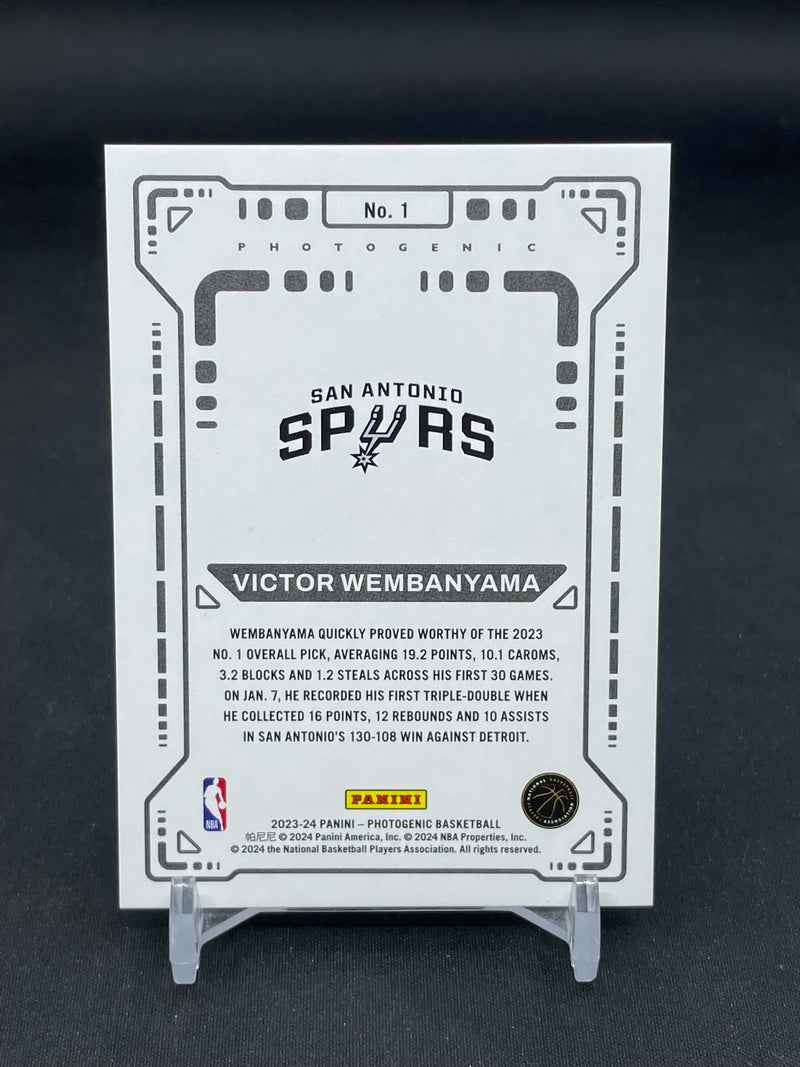 2023 PANINI PHOTOGENIC - ROOKIES IN MOTION - V. WEMBANYAMA -