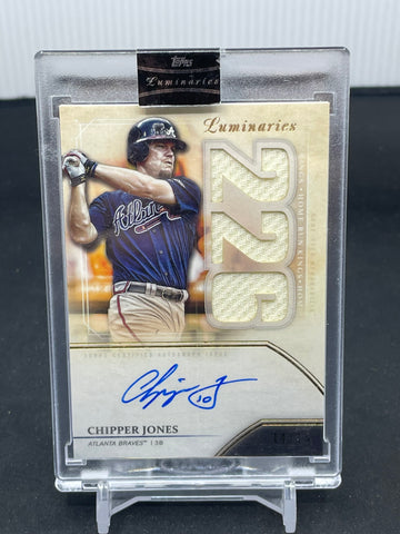 2020 TOPPS LUMINARIES - HOME RUN KINGS - C. JONES - #HRKAR-CJ - #'D/15 - RELIC - AUTOGRAPH