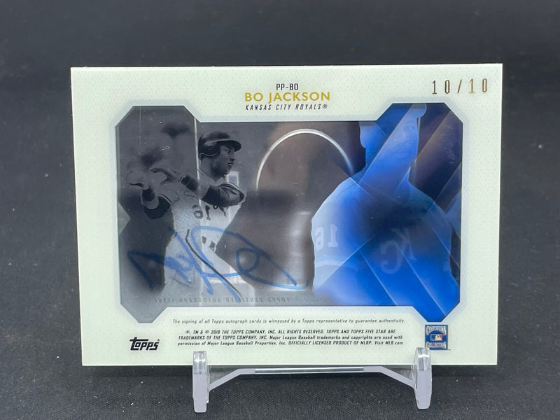 2019 TOPPS FIVE STAR - EMERALD - B. JACKSON - #PP-BO - #'D/10 - AUTOGRAPH