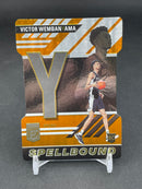 2023 PANINI DORUSS ELITE - ORANGE DIE-CUT - SPELLBOUND - V. WEMBANYAMA -