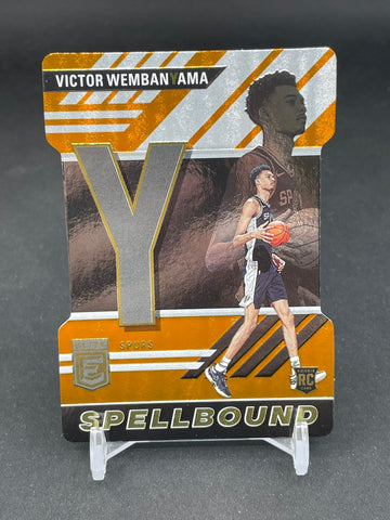 2023 PANINI DORUSS ELITE - ORANGE DIE-CUT - SPELLBOUND - V. WEMBANYAMA - #7 - RC