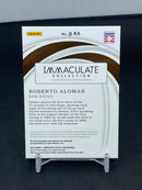 2019 PANINI IMMACULATE - JUMBO JERSEYS - R. ALOMAR - #JJ-RA - #'D/10 - RELIC - AUTOGRAPH