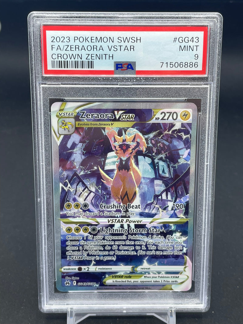 POKEMON - CROWN ZENITH - ZERAORA VSTAR - FULL ART -