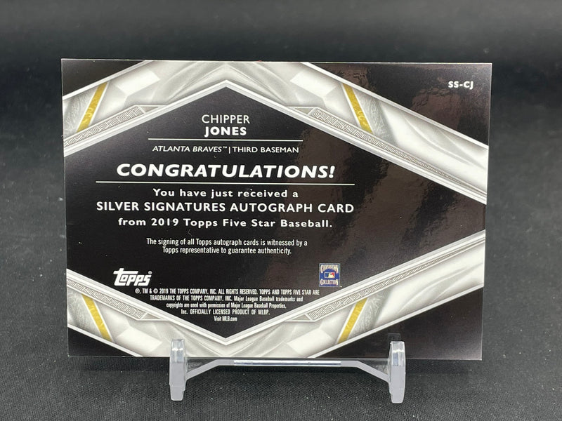 2019 TOPPS FIVE STAR - ORANGE - SILVER SIGNATURES - C. JONES - #SS-CJ - #'D/5 - AUTOGRAPH