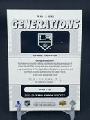 2023 UPPER DECK TRILOGY - GENERATIONS - G. VILARDI - #TG-16C - #'D/49 - AUTOGRAPH