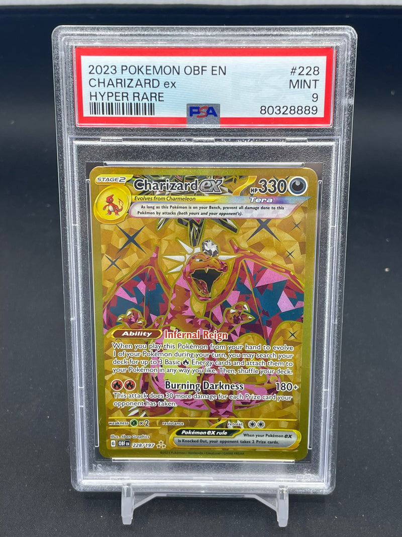 POKEMON - OBSIDIAN FLAMES - CHARIZARD EX - HYPER RARE -