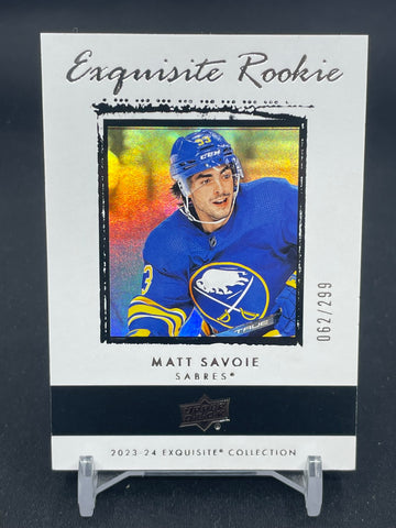2023 UPPER DECK EXQUISITE COLLECTION - M. SAVOIE - #RR-MS - #'D/299 - RC