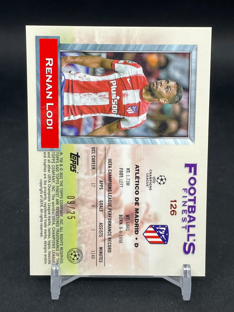 2021 TOPPS FINEST FLASHBACKS - BLACK REFRACTOR - FOOTBALL'S FINEST - R. LODI - #126 - #'D/25