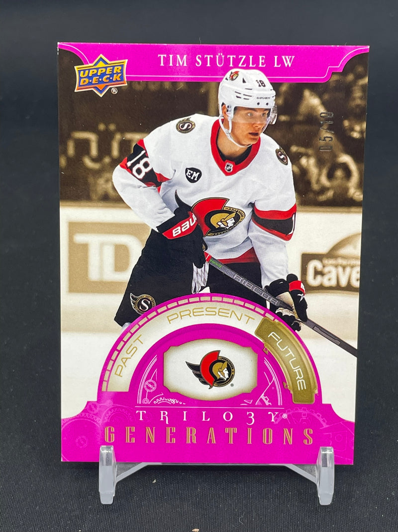2022 UPPER DECK TRILOGY - PINK - GENERATIONS - T. STUTZLE - #TG-1C - #'D/10