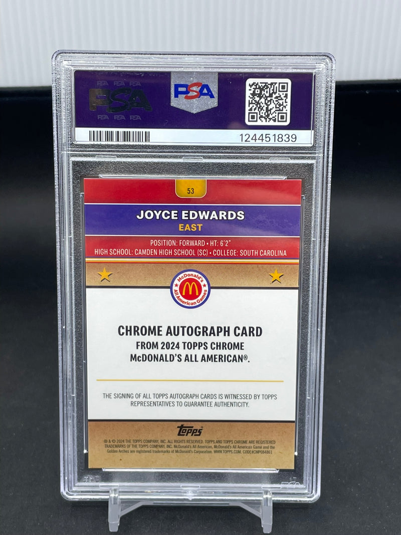 2024 TOPPS CHROME MCDONALD'S - LOGO REFRACTOR - J. EDWARDS -