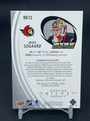 2022 UPPER DECK TRILOGY - ROOKIE RENDITIONS - M. SOGAARD - #RR-13 - #'D/49 - RELIC - AUTOGRAPH - RC