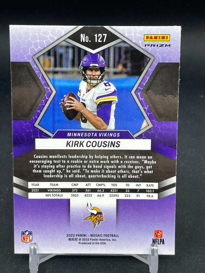 2022 PANINI MOSAIC - HONEYCOMB PRIZM - K. COUSINS -