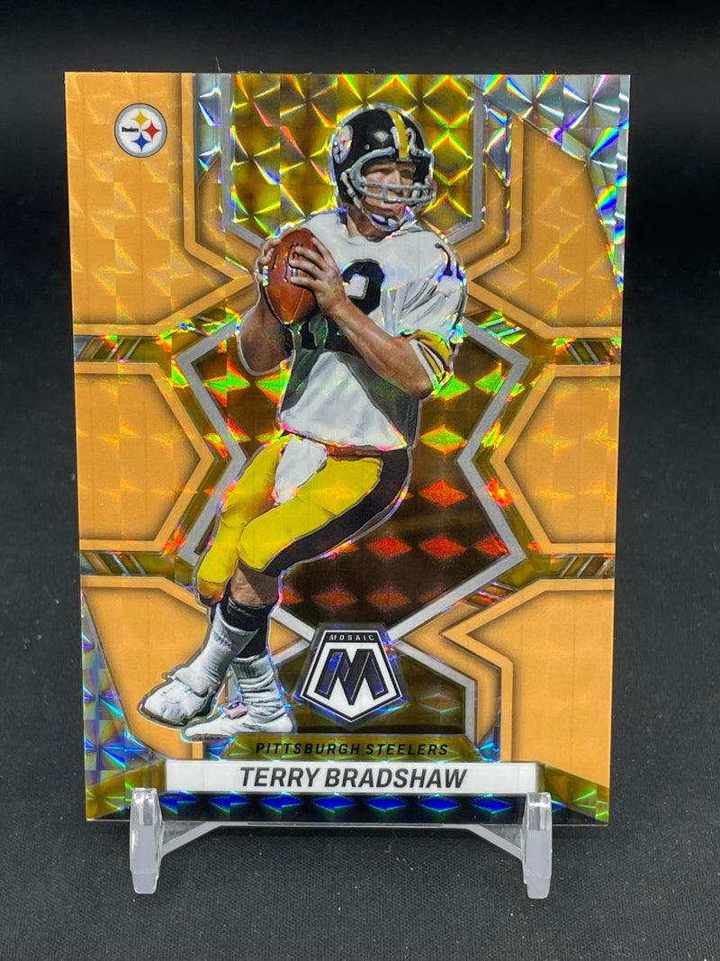 2022 PANINI MOSAIC - GOLD MOSAIC PRIZM - T. BRADSHAW - #244 - #'D/25