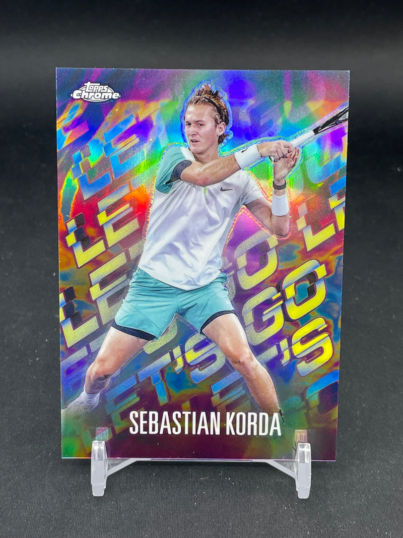 2024 TOPPS CHROME TENNIS - LET'S GO - S. KORDA -