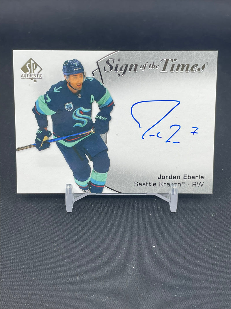 2021 UPPER DECK SP AUTHENTIC - SIGN OF THE TIMES - J. EBERLE -