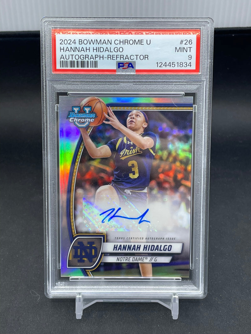 2024 TOPPS BOWMAN CHROME UNIVERSITY - REFRACTOR - H. HIDALGO -