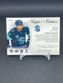 2021 UPPER DECK SP AUTHENTIC - SIGN OF THE TIMES - J. EBERLE -