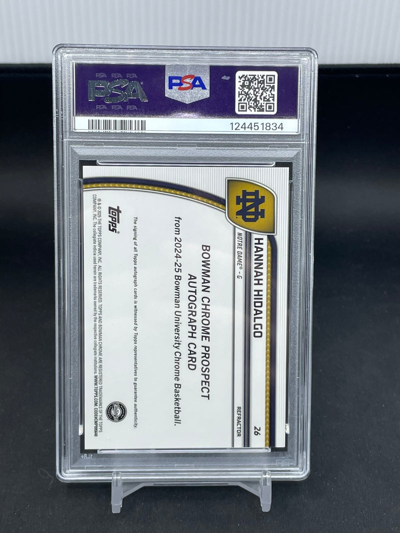 2024 TOPPS BOWMAN CHROME UNIVERSITY - REFRACTOR - H. HIDALGO -