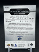2017 UPPER DECK PREMIER - ROOKIE AUTO PATCH - B. BOESER - #AR-BB - #'D/199 - RELIC - AUTOGRAPH - RC