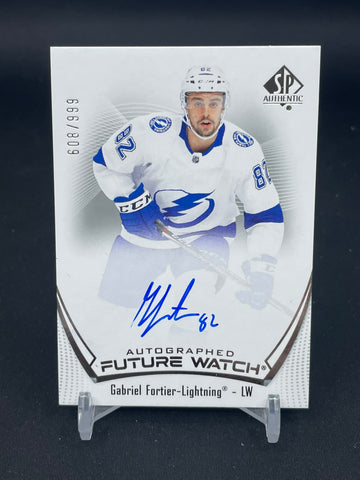 2021 UPPER DECK SP AUTHENTIC - FUTURE WATCH AUTO - G. FORTIER - #175 - #'D/999 - AUTOGRAPH - RC