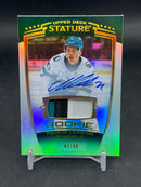 2024 UPPER DECK STATURE - AUTO PATCH ROOKIE - M. CELEBRINI - #31 - #'D/49 - RELIC - AUTOGRAPH - RC