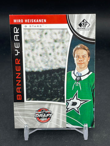 2019 UPPER DECK SP GAME USED - BANNER YEAR - M. HEISKANEN - #BD17 - RELIC