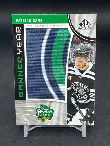 2019 UPPER DECK SP GAME USED - BANNER YEAR WINTER CLASSIC - P. KANE - #BWC5 - RELIC