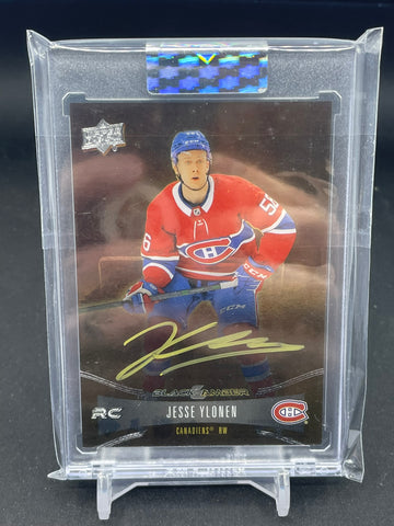 2021 UPPER DECK CLEAR CUT - BLACK AMBER - J. YLONEN - #BA-JY - AUTOGRAPH - RC
