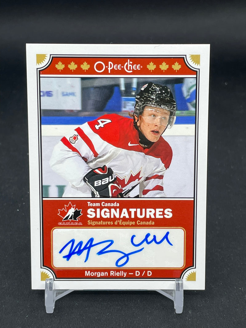 2016 UPPER DECK O-PEE-CHEE - TEAM CANADA SIGNATURES - M. RIELLY -