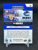 2019 UPPER DECK CREDENTIALS - DEBUT TICKET ACCESS ROOKIE - Q. HUGHES - #149 - #'D/299 - RC