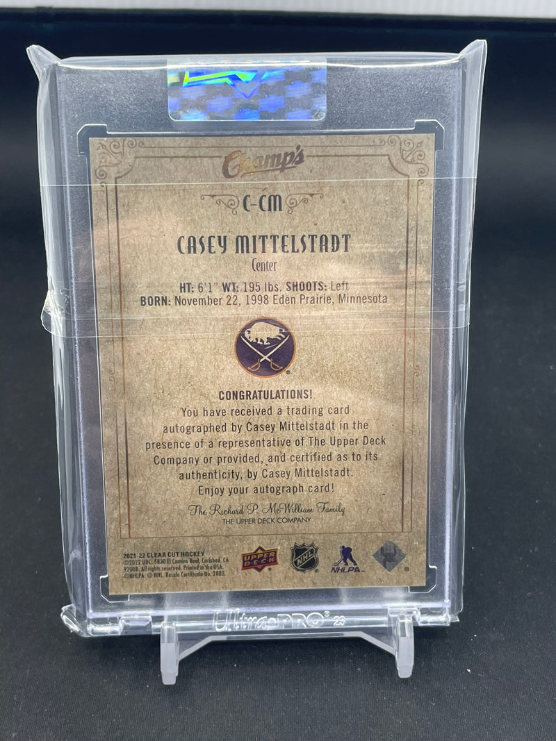 2021 UPPER DECK CLEAR CUT - CHAMP'S - C. MITTELSTADT -