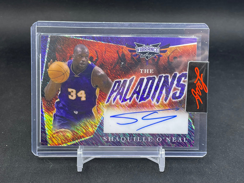 2023 LEAF VIBRANCE - PURPLE SHIMMER - THE PALADINS - S. O'NEAL - 1 OF 1 - AUTOGRAPH