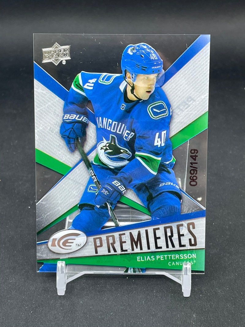 2018 UPPER DECK ICE - PREMIERES - E. PETTERSSON - #10 - #'D/149 - RC