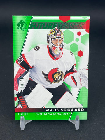 2022 UPPER DECK SP AUTHENTIC - GREEN - FUTURE WATCH - M. SOGAARD - #120 - #'D/199 - RC