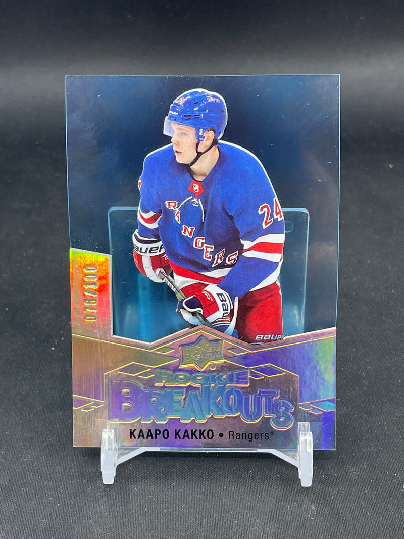 2019 UPPER DECK SERIES TWO - ROOKIE BREAKOUTS - K. KAKKO - #RB20 - #'D/100 - RC