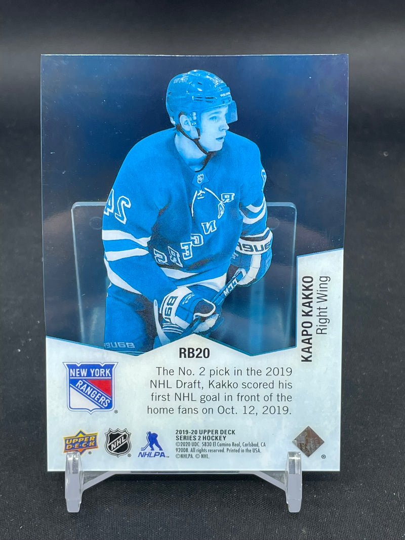2019 UPPER DECK SERIES TWO - ROOKIE BREAKOUTS - K. KAKKO - #RB20 - #'D/100 - RC
