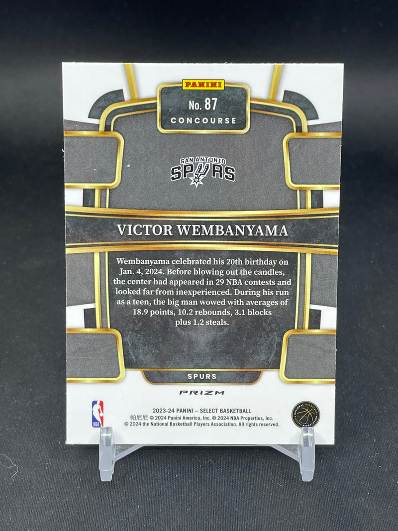 2023 PANINI SELECT - PRIZM - V. WEMBANYAMA -