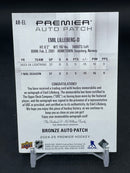 2024 UPPER DECK PREMIER - BRONZE AUTO PATCH - E. LILLEBERG - #AR-EL - #'D/249 - RELIC - AUTOGRAPH - RC