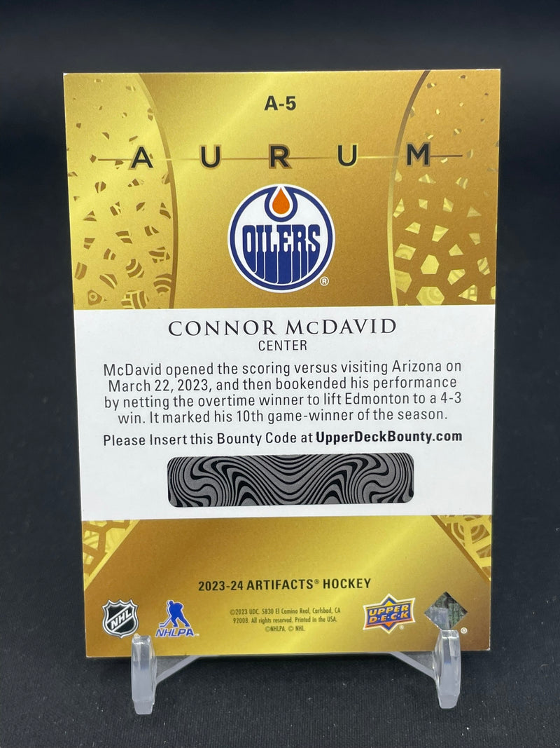 2023 UPPER DECK ARTIFACTS - AURUM - C. MCDAVID -