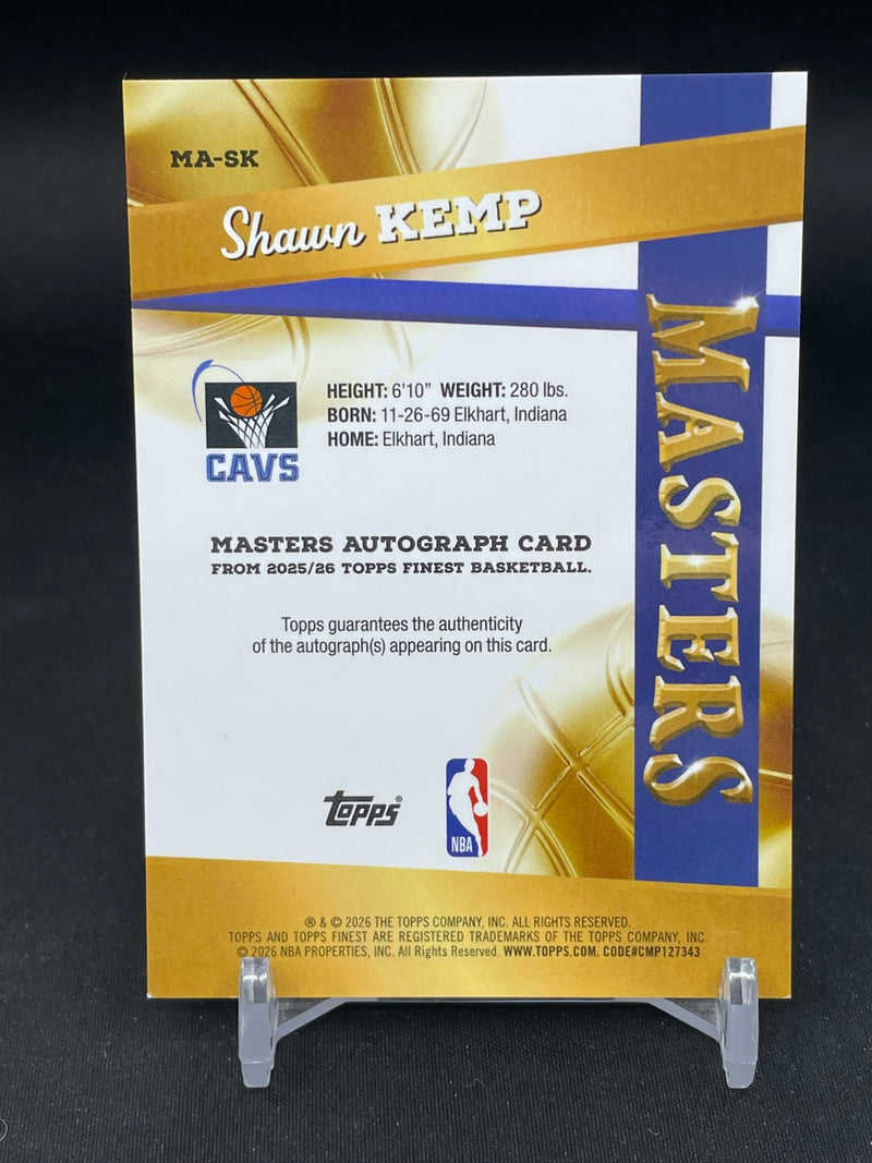 2025 TOPPS FINEST - X-FRACTOR - MASTERS - S. KEMP - #MA-SK - #'D/99 - AUTOGRAPH