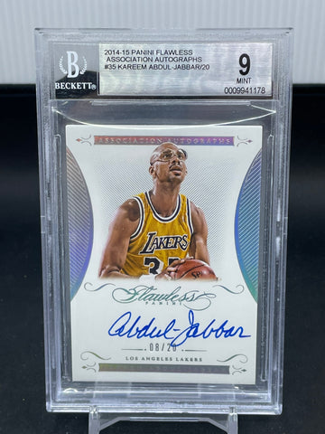2014 PANINI FLAWLESS - ASSOCIATION AUTOGRAPHS - K. ABDUL-JABBAR - #AA-KAJ - #'D/20 -
