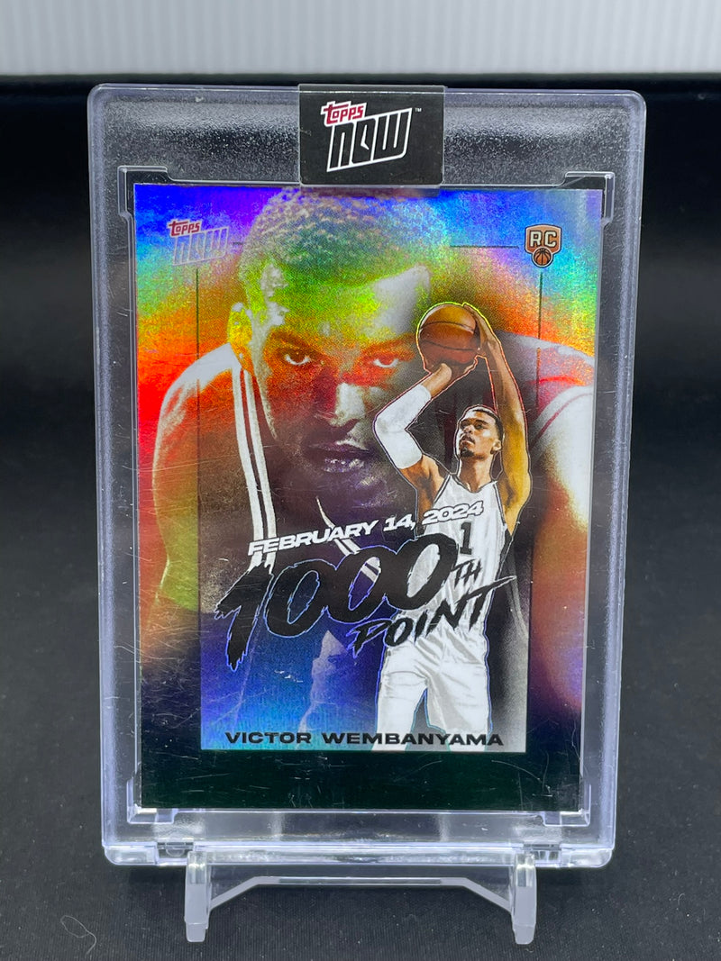 2023 TOPPS NOW - 1000TH POINT - V. WEMBANYAMA -