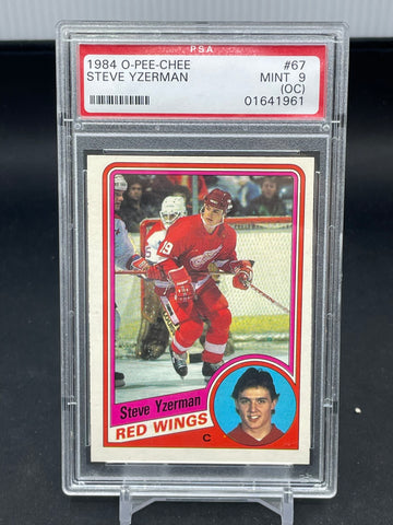 1984 O-PEE-CHEE - S. YZERMAN - #67 - PSA 9 OC - RC