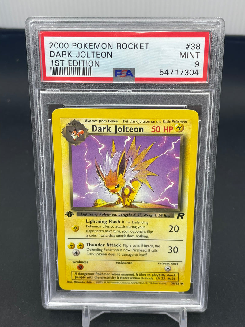 POKEMON - ROCKET 1ST EDITION - DARK JOLTEON -