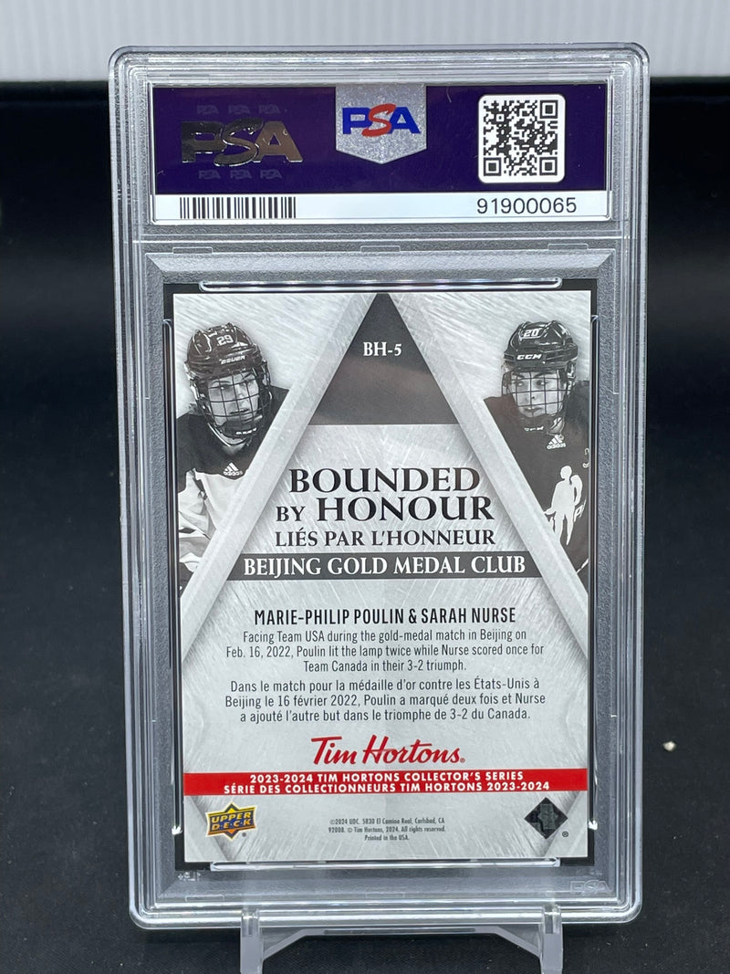 2023 UPPER DECK TIM HORTONS - BOUNDED BY HONOUR - S. NURSE / M. POULIN -