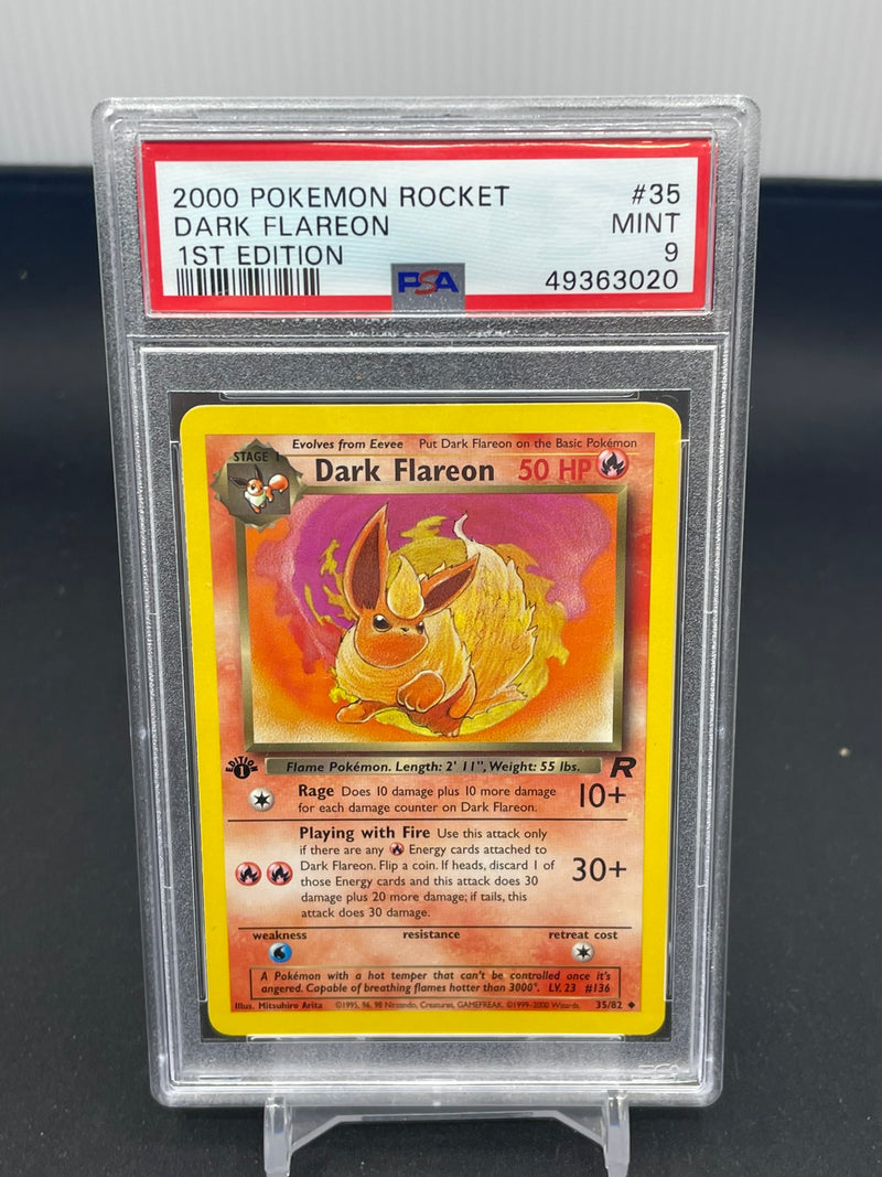 POKEMON - ROCKET 1ST EDITION - DARK FAREON -