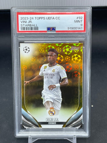 2023 TOPPS UEFA - STARBALL - VINI JR. - #92 - PSA 9